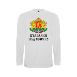 Бяла детска блуза- Герб