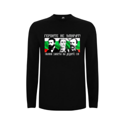 Черна  детска блуза-  Героите не умират