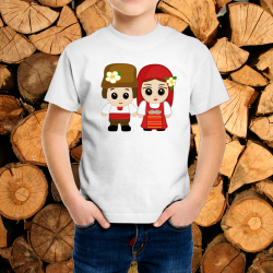 Детска тениска  със забавни народни мотиви