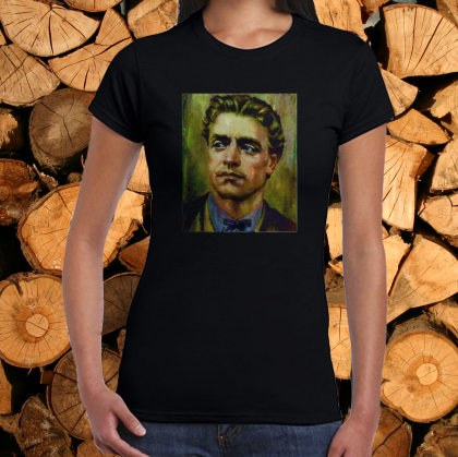 Дамска черна тениска -  Васил Левски