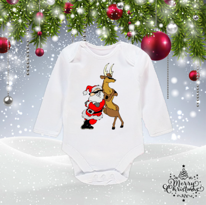 Бебешко боди-  Дядо Коледа