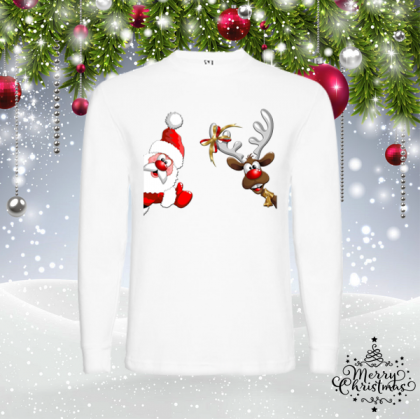 Мъжка коледна блуза