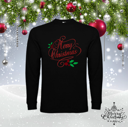 Мъжка коледна блуза- Merry Christmas