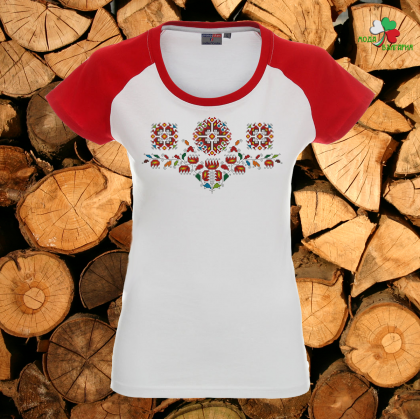 Дамска  тениска - Букет елбетици