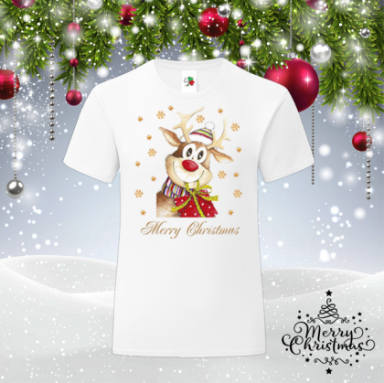 Мъжка коледна тениска- Merry Christmas