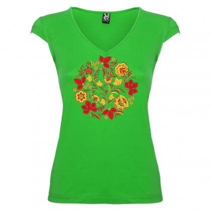 Дамска тениска -  Цветя 22