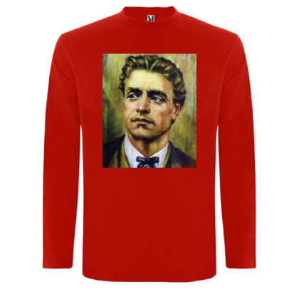 Червена мъжка блуза - Васил Левски