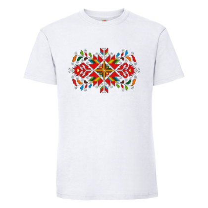 Мъжка бяла тениска- Лазарки