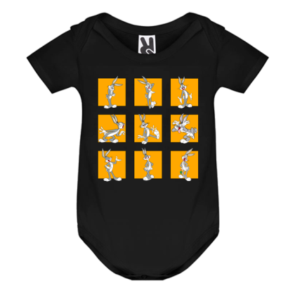 Цветно бебешко боди- Бъгс Бъни