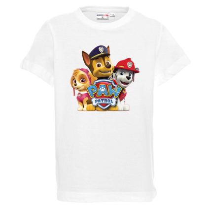 Бяла детска тениска- Пес Патрул