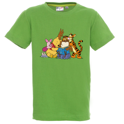 Цветна детска тениска- Мечо Пух