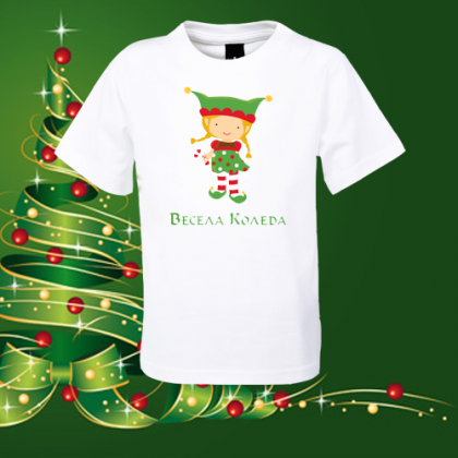 Детска коледна тениска