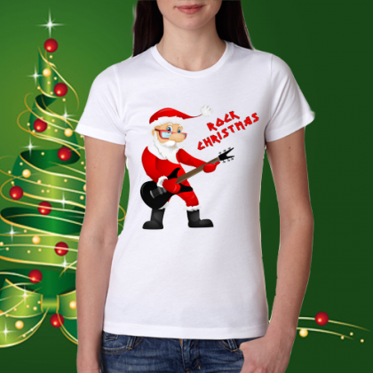Дамска коледна тениска