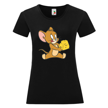 Черна дамска тениска- Джери