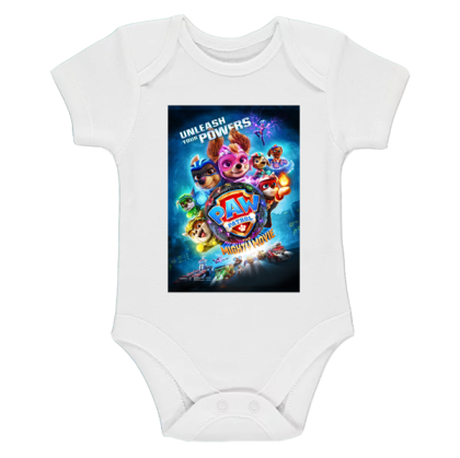 Бяло бебешко боди- Пес Патрул