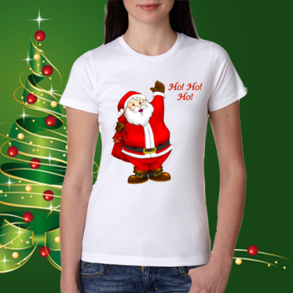 Дамска коледна тениска