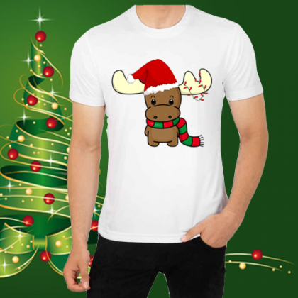 Мъжка коледна тениска