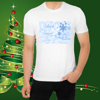 Мъжка коледна тениска