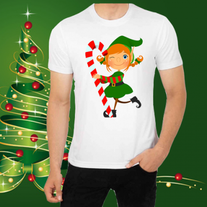 Мъжка коледна тениска