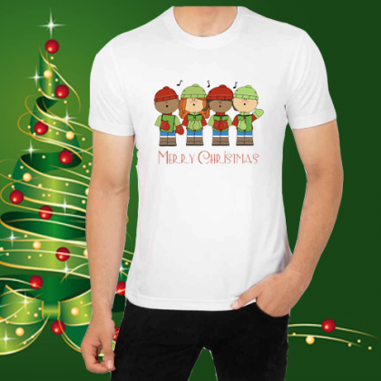 Мъжка коледна тениска