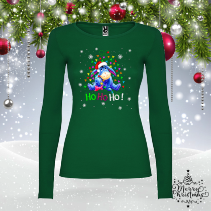 Дамска зелена коледна блуза-  Йори