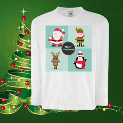 Детска коледна блуза Merry Christmas