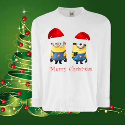 Детска коледна блуза Merry Christmas