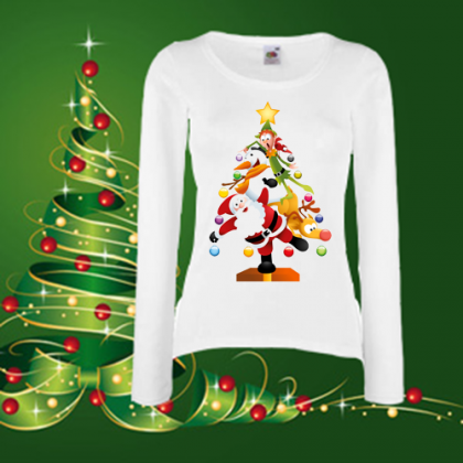 Дамска коледна блуза