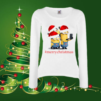 Дамска коледна блуза