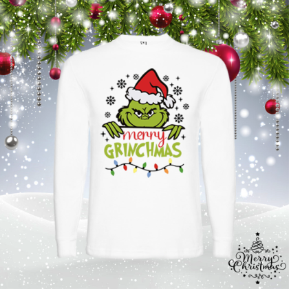 Мъжка коледна блуза - Гринч