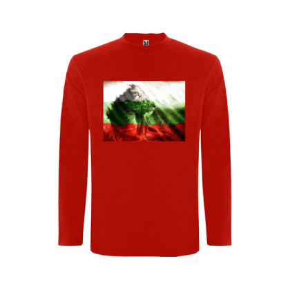 Червена  детска блуза- България