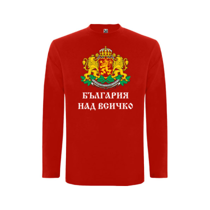 Червена  детска блуза-  Герб