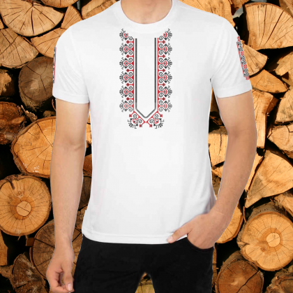 Мъжка тениска с народни 