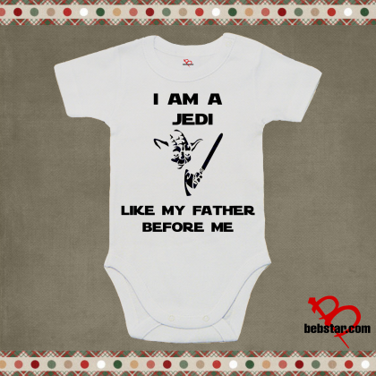 Бебешко боди - I am a jedi