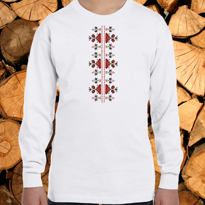 Детска  блуза с мотиви на шевици .