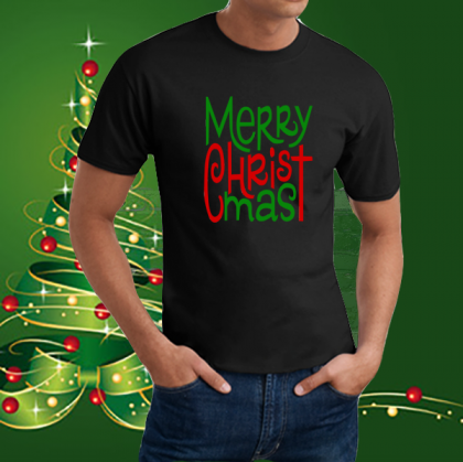 Коледна забавна тениска