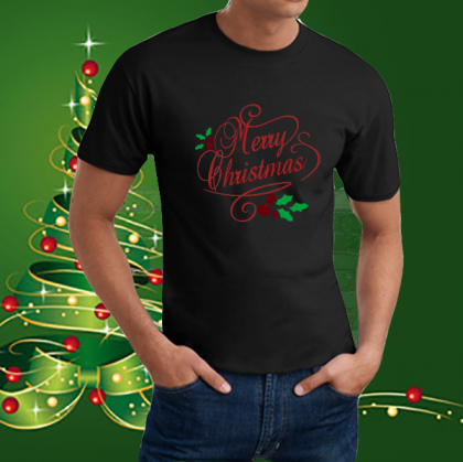 Коледна забавна тениска