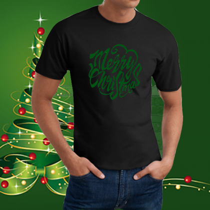 Коледна забавна тениска