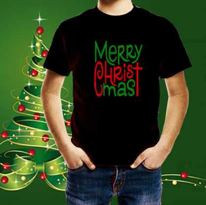 Детска коледна тениска Merry Christmas