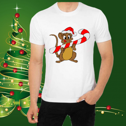 Коледна забавна тениска