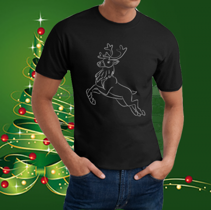 Коледна забавна тениска