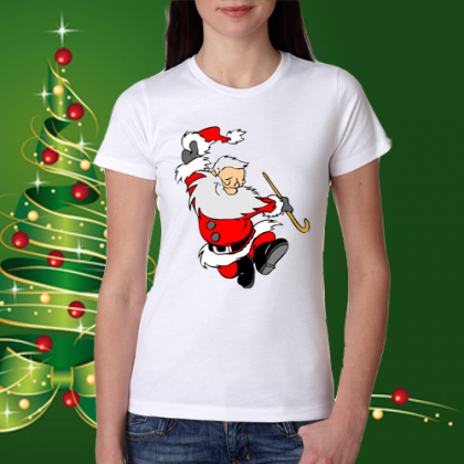 Коледна забавна тениска