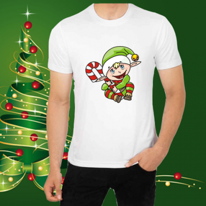 Коледна забавна тениска