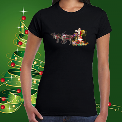 Коледна забавна тениска