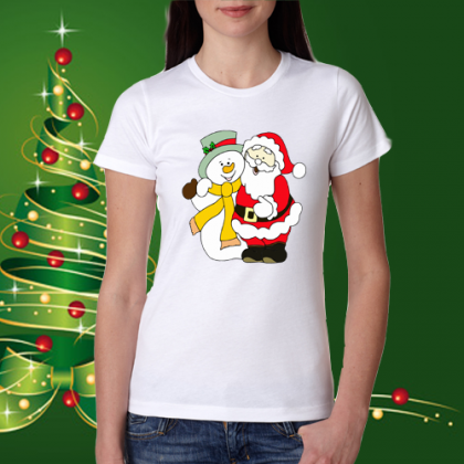 Коледна забавна тениска