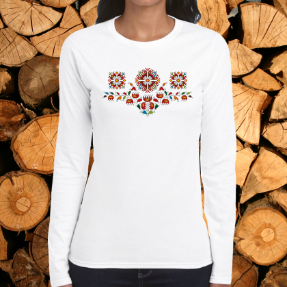 Дамска блуза - Букет елбетици