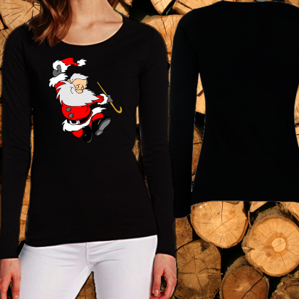 Дамска коледна блуза-Дядо Коледа