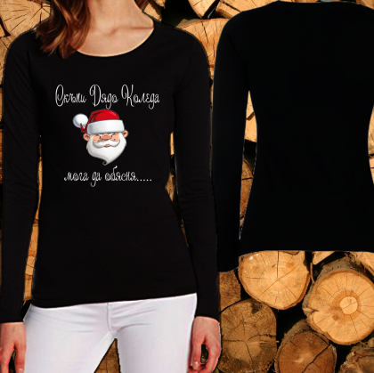 Дамска коледна блуза-Мога да обясня