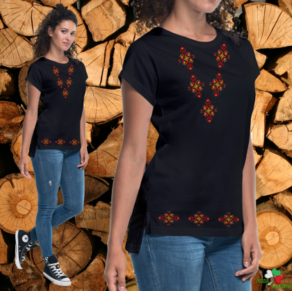 Удължена тениска / туника- Лазарки