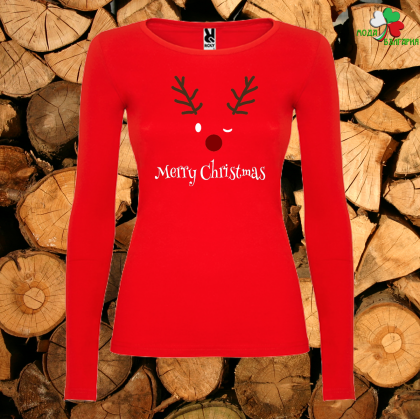Дамска блуза - Коледа